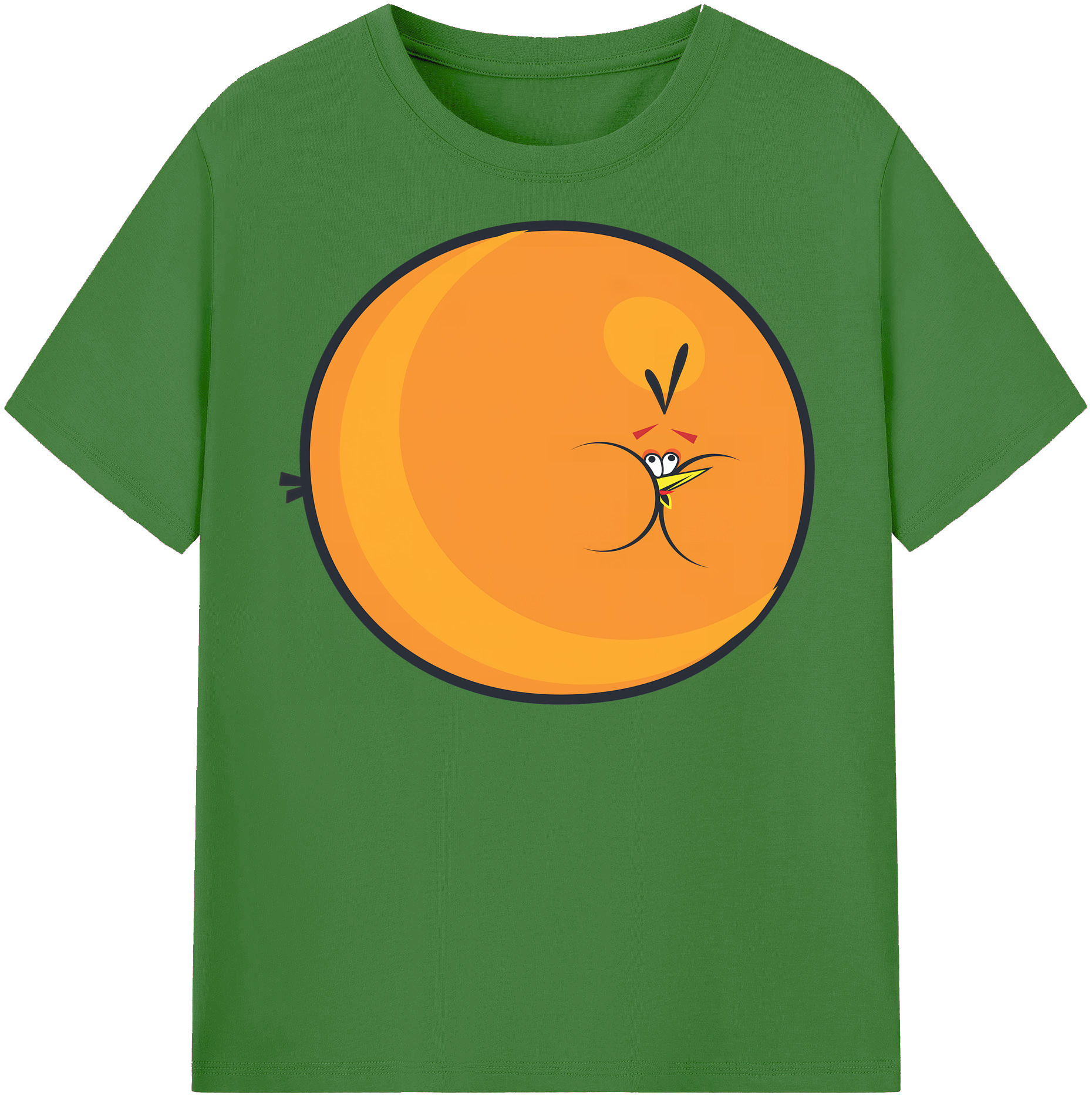 （画像用） Angry Birds アングリーバード レディースカジュアルプリントTシャツ（綿100％）
